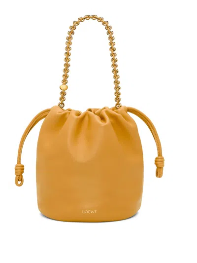 Loewe Flamenco Purse Basket Bag In Sand