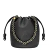 Loewe Flamenco Purse Bucket Bag In Mellow Nappa Lambskin In Black