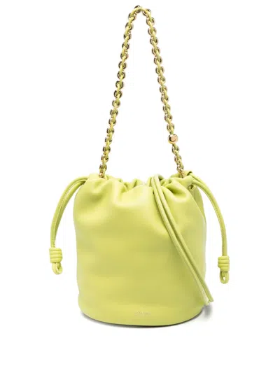 Loewe Flamenco Purse Bucket Bag In Green