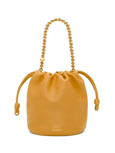 Loewe Flamenco Purse Bucket Bag In Yellow