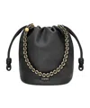 Loewe Flamenco Purse Bucket Bag In Mellow Nappa Lambskin In Black