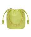 Loewe Flamenco Purse Bucket Bag In Mellow Nappa Lambskin In Green