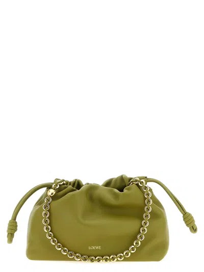 Loewe Flamenco Purse Crossbody Bags Green