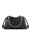 Loewe Large Leather Flamenco Purse Shoulder Bag In Black
