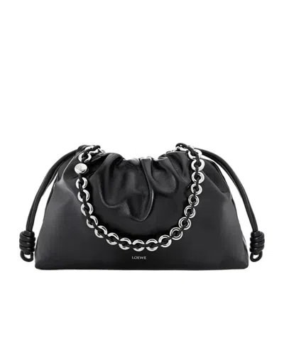 Loewe Flamenco Purse Large Shoulder Bag In Black