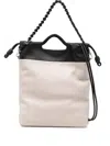 Loewe Flamenco Purse Leather Tote In Gray