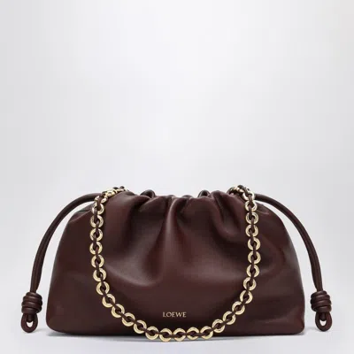 Loewe Flamenco Purse Medium Bag In Dark Burgundy