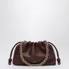 Loewe Flamenco Small Crossbody Bag In Napa Leather With Detachable Chain In Brown