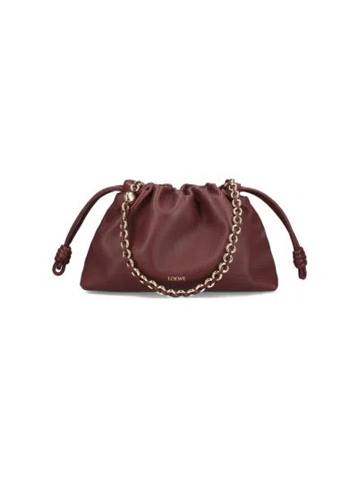 Loewe "flamenco Purse" Medium Crossbody Bag In Brown