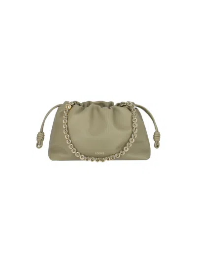 Loewe "flamenco Purse" Medium Bag In Green