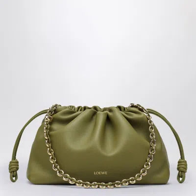 LOEWE LOEWE FLAMENCO PURSE MEDIUM LIGHT MOSS