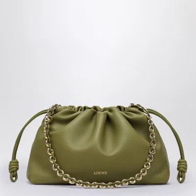 Loewe Flamenco Purse Medium Light Moss In Brown