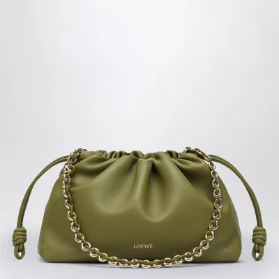 Loewe Flamenco Purse Medium Light Moss Women In Brown