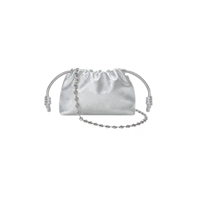 Pre-owned Loewe Flamenco Purse Mini 'silver' | Women's Size Onesize
