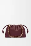 Loewe Medium Flamenco Purse In Mellow Nappa Lambskin For Woman In Red