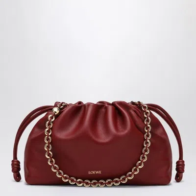 Loewe Flamenco Purse Red Leather Bag