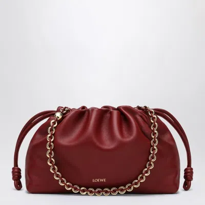 Loewe Flamenco Purse Red Leather Bag Women