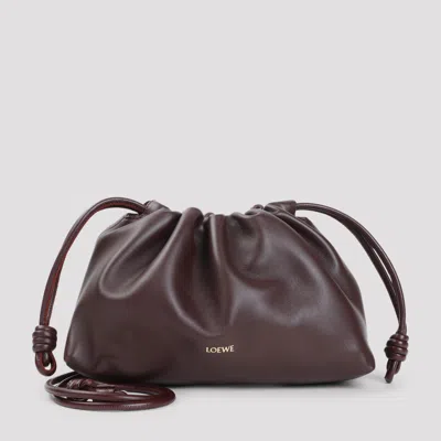 Loewe Flamenco Purse In Dark Burgundy