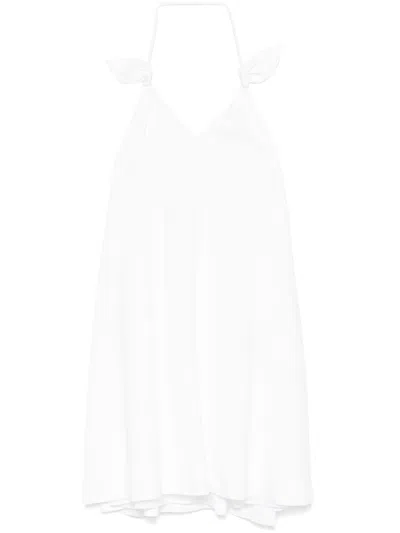 Loewe Flamenco Short Dress In White