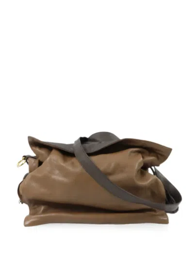 Loewe Flamenco Shoulder Bag In Brown