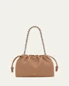 Loewe Flamenco Shoulder Bag In Smooth Leather In Neutral