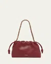 Loewe Flamenco Small Crossbody Bag In Napa Leather With Detachable Chain In 7885 Burnt Red