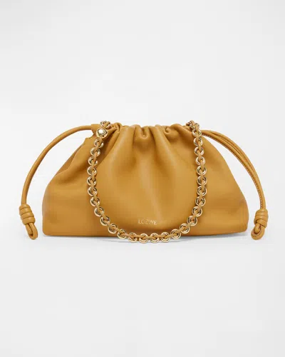 LOEWE FLAMENCO SMALL CROSSBODY BAG IN NAPA LEATHER WITH DETACHABLE CHAIN