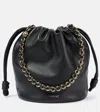 Loewe Flamenco Purse Bucket Bag In Mellow Nappa Lambskin In Black
