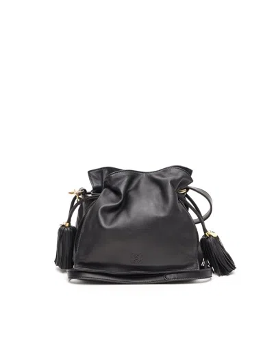 Loewe Flamenco Tassel Crossbody Bag In Black