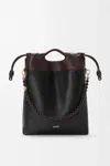 Loewe Flamenco Tote Bag In Black