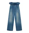 Loewe Paper Bag Flamenco Jeans In Blue