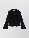 Loewe Black Wool Single-breasted Blazer In Black