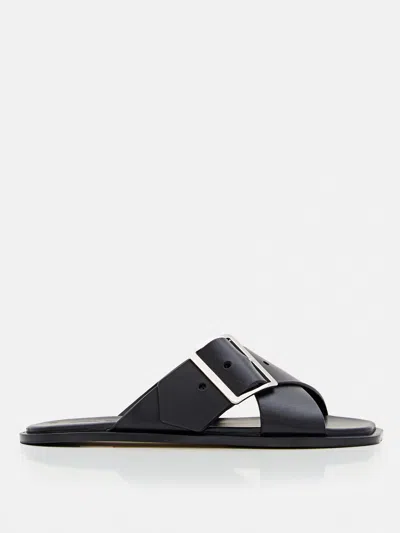 Loewe Flat Sandals Woman Black
