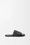 Loewe Flex Anagram Slide Sandals For Men In Black
