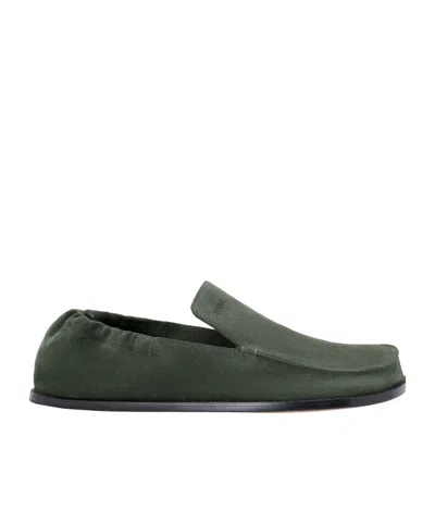 Loewe Flex Loafer In Suede In Gray