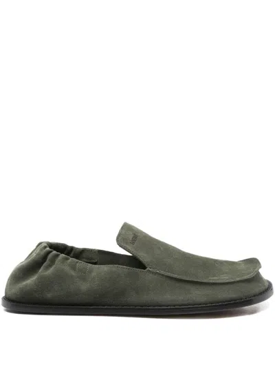 LOEWE LOEWE FLEX SUEDE LEATHER LOAFERS