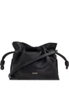 Loewe Flmaneco Leather Mini Clutch In Black