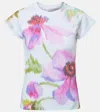 Loewe Small Fit T-shirt In Cotton And Viscose In White