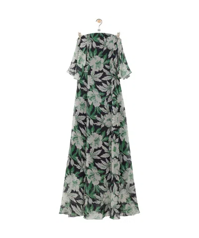 LOEWE LOEWE FLORAL-PRINTED DRESS