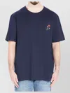 Loewe Floral Emblem Crewneck T-shirt In Blue