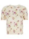 Loewe Floral Pattern Sweater Sweaters And Cardigans Multicolor In Multi
