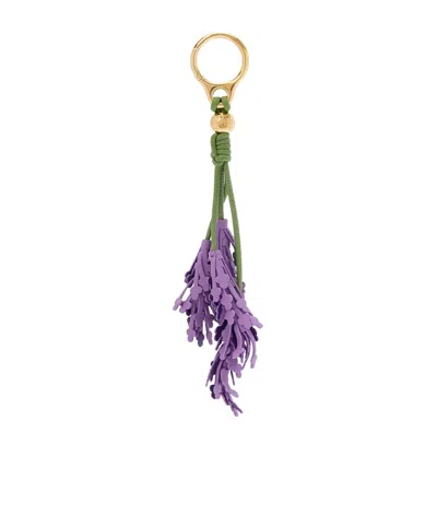 Loewe Floral Pendant In Purple