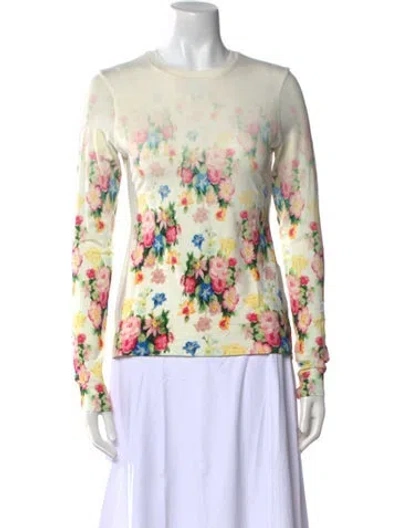 Pre-owned Loewe Floral Print Floral Print Blouse W/ Tags In Neutral