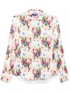 Loewe Flower Print Shirt In White