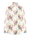 Loewe Flower Print Shirt In White