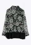 Loewe Printed Silk Shirt In Multicolor