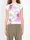 Loewe Small Fit T-shirt In Cotton And Viscose In Multi