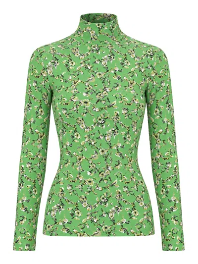 Loewe Long-sleeved Top In Green