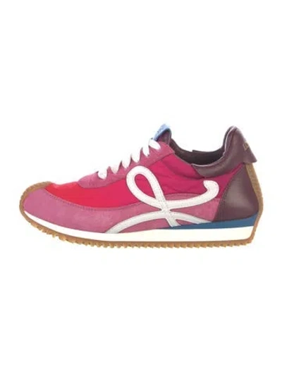 Pre-owned Loewe Flow 2.0 Athletic Sneakers In Pink