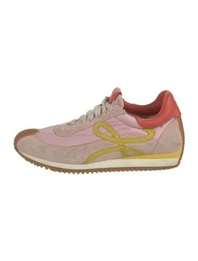 Pre-owned Loewe Flow Athletic Sneakers In Pink